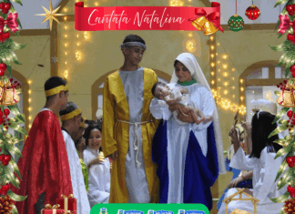 Cantata de Natal é realizada na cidade de Santa Terezinha