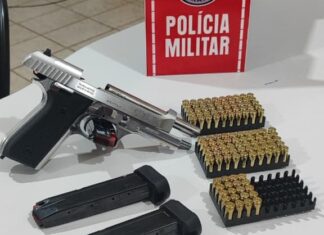 Polícia Militar apreende arma de fogo durante abordagem em bar na cidade de Catolé do Rocha