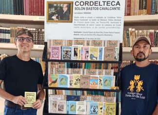 Poeta Hosmá Passos recebe secretário de Juventude e Lazer de Coremas na Cordelteca Solon Cavalcante e impulsiona nova agenda de fortalecimento da cultura regional