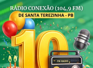 Conexão FM de Santa Terezinha comemora 10 anos de fundação