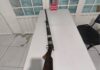Polícia Militar apreende arma de fogo durante blitz na zona rural de Tavares