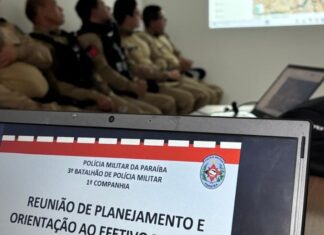 3º BPM realiza reunião de planejamento e orientações operacionais, em Patos
