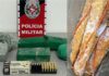 Polícia Militar realiza importante apreensão de explosivos, drogas e munições, em São Mamede