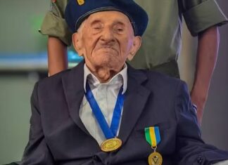 Natural de Pedra Branca, ex-combatente da Segunda Guerra Mundial morre aos 108 anos
