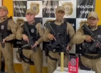 Polícia Militar prende suspeitos por tráfico de drogas e posse ilegal de arma de fogo, em Catolé do Rocha