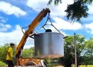 Homem de Itaporanga constrói panela gigante e planeja uma das maiores feijoadas do Brasil