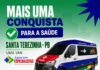 Município de Santa Terezinha é contemplado com uma van para o transporte de pacientes