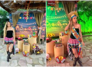Primeira biomédica de Cacimba de Areia realiza festa de formatura com tema junino