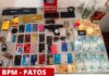 Polícia Militar prende homem por porte ilegal de arma, embriaguez ao volante e desacato, em Patos