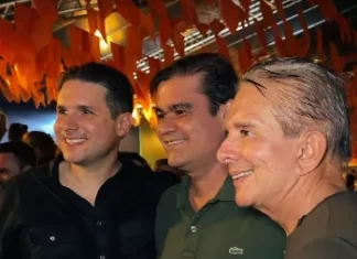Além de Bruno Cunha Lima, Mersinho posa com Nabor e Hugo Motta e reforça articulações para 2026