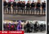 Polícia Militar reforça a segurança durante a segunda noite de Festa de São Pedro, em Condado