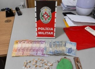 Polícia Militar prende homem por tráfico de drogas, em Patos
