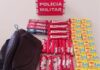 Polícia Militar prende homem por furto em supermercado e recupera produtos, em Santa Luzia
