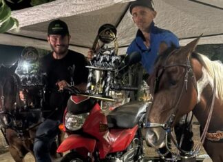 Vaqueiro Clenio Salsicha é campeão da Vaquejada do Parque e Haras Gênesis