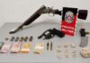 Polícia Militar prende homem e apreende drogas e armas de fogo, em Patos