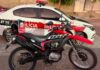 Polícia Militar apreende motocicleta com indícios de adulteração de sinal identificador, em Quixaba