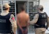 Polícia Militar prende suspeito após homicídio, em Teixeira