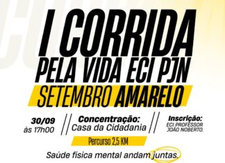 Vem aí em Santa Terezinha a I Corrida Pela Vida ECI PJN