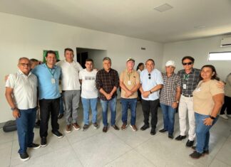 Prefeito de Santa Terezinha prestigia a inauguração da sede do Núcleo de Assessoramento Especial, em Patos